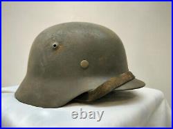 Helmet german original nice helmet M40 size 66 have a number WW2 WWII