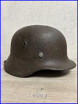 Helmet german original nice helmet M40 size 66 without restoration WW2 WWII