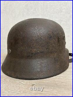 Helmet german original nice helmet M40 size 66 without restoration WW2 WWII