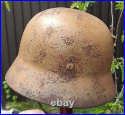 Helmet german original nice helmet M40 size 68 original WW2 WWII have a number