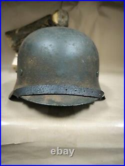 Helmet german original nice helmet M42 original WW2 WWII size 64