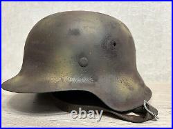 Helmet german original nice helmet M42 size 68 have a number WW2 WWII