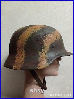 Helmet german original nice helmet M 35 rare size 68 original WW2 WWII