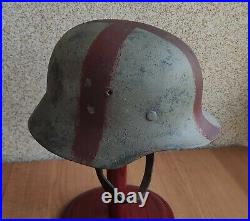 Helmet original nice german helmet M40 size ET64 have a number WW2 WWII medical