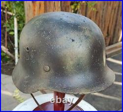 Helmet original nice german helmet M40 size Q66 have a number WW2 WWII