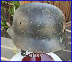 Helmet original nice german helmet M40 size Q66 have a number WW2 WWII