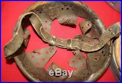 Lot Of 15 Ww2 Pre 1945 German Helmet Liners, Most Size Marked, All Good For Shells