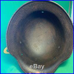 Lovely Original WW2 German Army Helmet Relic Blast Damage Found in Normandy