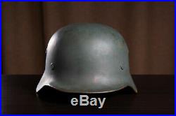 M35 Helmet WW2 German after professional restoration