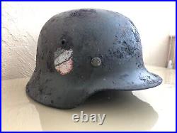 M35 Helmet WW2 WW II Germany Stalhelm size N. S. 64