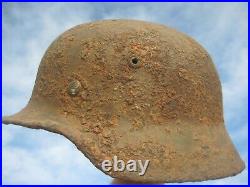 M35 Helmet WWII Original German Stahlhelm Steel WW2