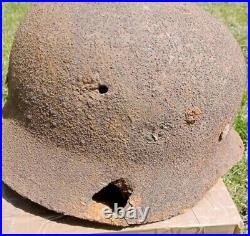 M35 Helmet WWII Original German Stahlhelm Steel WW2