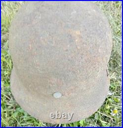 M35 Helmet WWII Original German Stahlhelm Steel WW2