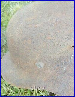 M35 Helmet WWII Original German Stahlhelm Steel WW2