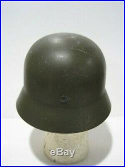 M40/53 WEST GERMAN POST WW2 COLD WAR BERLIN POLICE STEEL COMBAT HELMET 1st MODEL