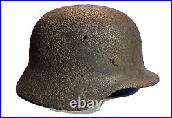 M40 Helmet WWII Original German Stahlhelm Steel WW2