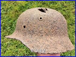 M40 Helmet WWII Original German Stahlhelm Steel WW2