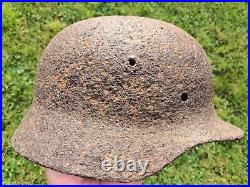 M40 Helmet WWII Original German Stahlhelm Steel WW2