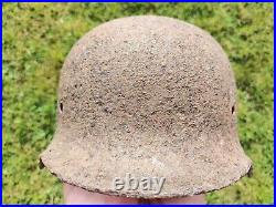 M40 Helmet WWII Original German Stahlhelm Steel WW2