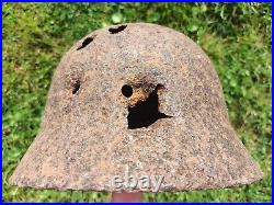 M40 Helmet WWII Original German Stahlhelm Steel WW2