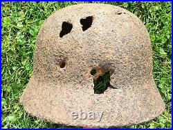 M40 Helmet WWII Original German Stahlhelm Steel WW2