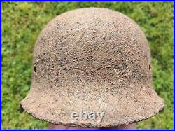 M40 Helmet WWII Original German Stahlhelm Steel WW2