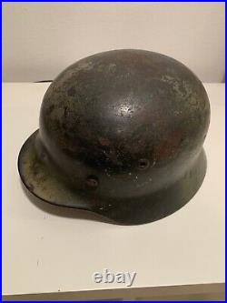 M40 Or M42 WW2 WWII German Battle Helmet Original 66cm