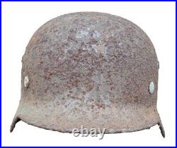 M40 Size 64 Helmet WWII Original German Stahlhelm Steel WW2