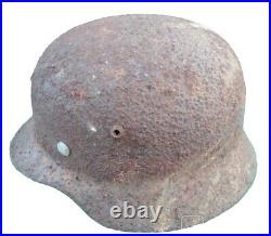 M40 Size 64 Helmet WWII Original German Stahlhelm Steel WW2