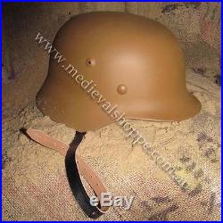M42 Desert Camouflage Medium German Afrika Korp WW2 World War II Helmet ke40d