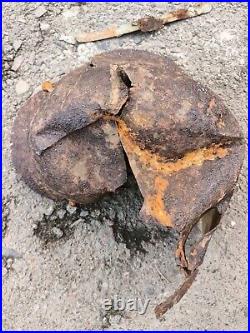 M42 Helmet WWII Original German Stahlhelm Steel WW2 Leather LINER