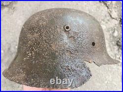 M42 Helmet WWII Original German Stahlhelm Steel WW2 Size 64