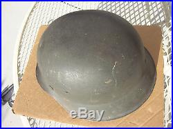 M42 Quist Q64 No Decal Ultra Rare Lot# Ww 2 German Helmet Original