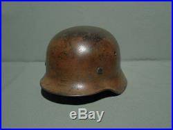 M-40 German helmet. Ww2. Size 66. Complete with liner. Name. Africa corps camo