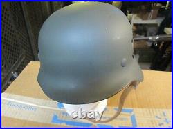 Nice Unused German WW2 Double Decal Stahlhelm Helmet