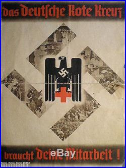 ORIGINAL GERMAN WW2 Deutsche Rote Kreus (Medic) M1942 Helmet NS (Nikelwerke)