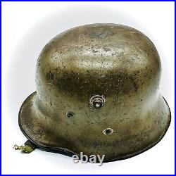 Org Military WW-1 WW2 German Austrian Helmet withall3 field made Liners Norwegian
