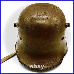 Org Military WW-1 WW2 German Austrian Helmet withall3 field made Liners Norwegian