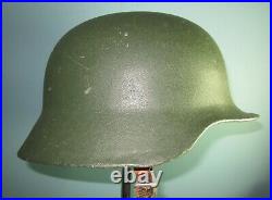 Orig. 1950s helmet German border troops BGS casco stahlhelm BRD WW2 style