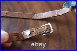 Orig. German WW2 Chinstrap Unmarked Thick Supple Leather Excellent Cond