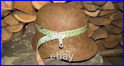 Original-Authentic WW1 & WW2 Relic German? 16 Helmet Size-59-60