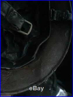 Original Beautiful WW 2 German Helmet M-35/40 with Liner found on Eastfield