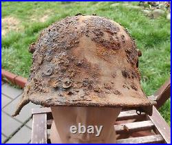 Original German Helmet M16 Relic of Battlefield WW2 World War 2