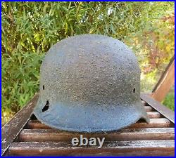 Original German Helmet M35 Relic of Battlefield WW2 World War 2 Number EE62