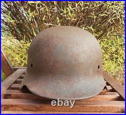 Original German Helmet M35 WW2 World War 2 Number ET62