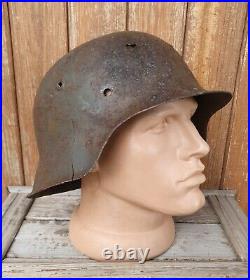 Original German Helmet M42 Decal Relic of Battlefield WW2 World War 2