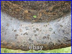 Original German Helmet M42 Headshot Damages Relic of Battlefield WW2 Numbers