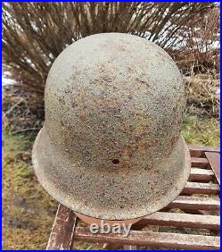 Original German Helmet M42 Relic of Battlefield WW2 World War 2