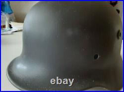 Original German Helmet WW2 WWII M-1935 / 40 Shell Q 66