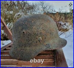 Original German Steel Helmet M40 Stahlhelm Relic of Battlefield WW2 World War 2
